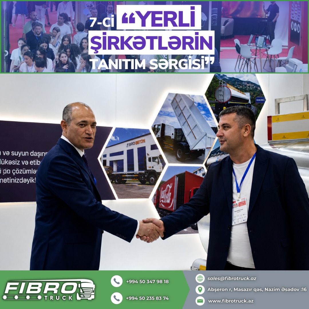 Member of the National Assembly of the Republic of Azerbaijan, Mr. Razi Nurullayev, Visited the Fibrotruck Stand